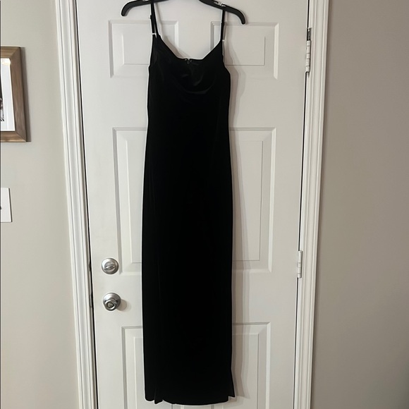 Revelry Velvet Black Maxi Dress - Picture 1 of 4